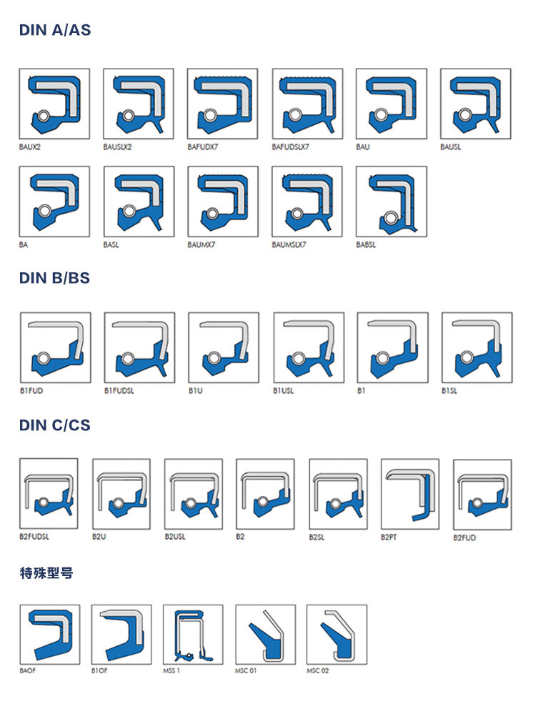 SIMRIT 內骨架油封 BAUSLX2